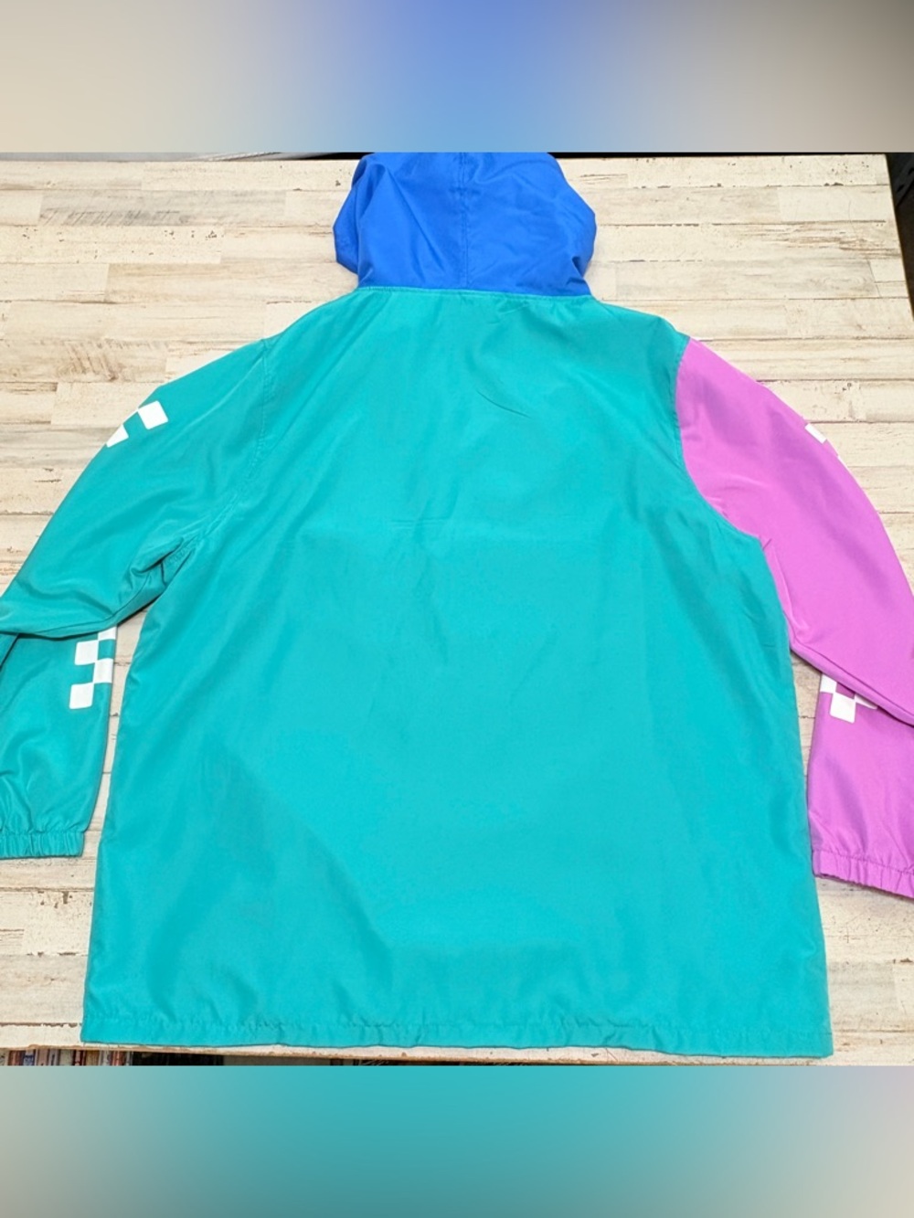 Sony PlayStation Pullover Windbreaker Jacket Multi Color Block Size XL - Picture 6 of 10